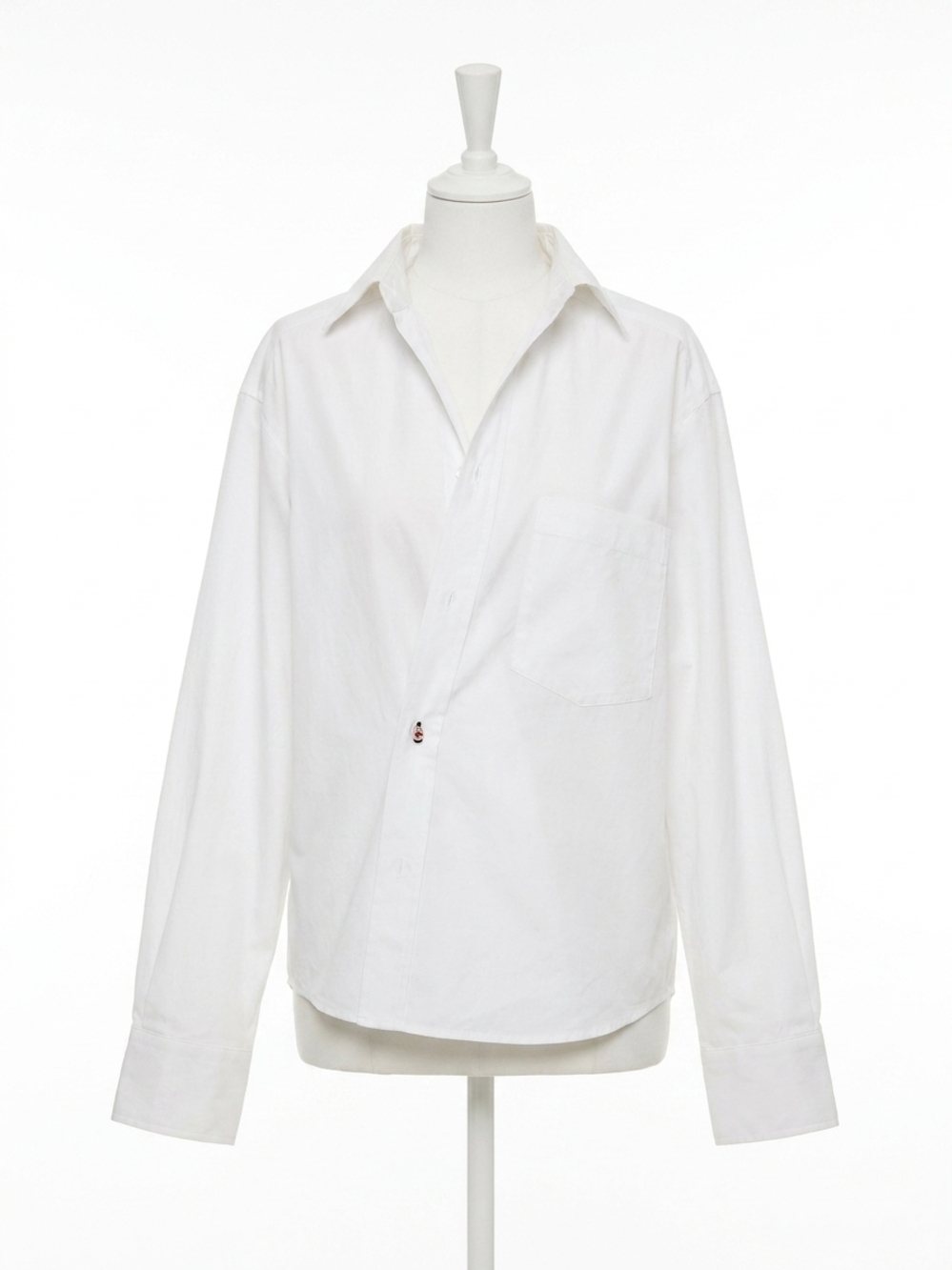 NEW CISSA daily button up shirt in optic white